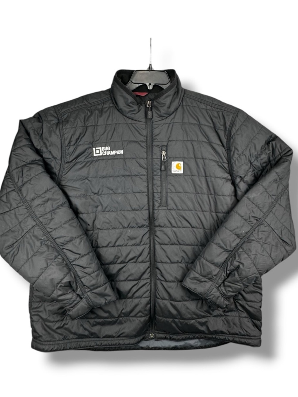 Carhartt Force Extremes Gilliam Jacket Black Men's XL "Bug Champion" Logo
